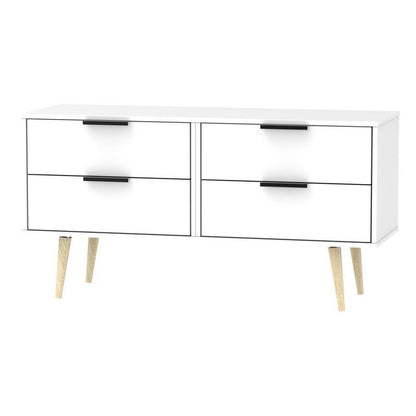 Swift Drayton Large Chest of Drawers White 4 Drawers