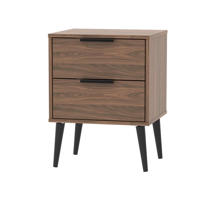 Swift Drayton Side Table Brown 2 Drawers