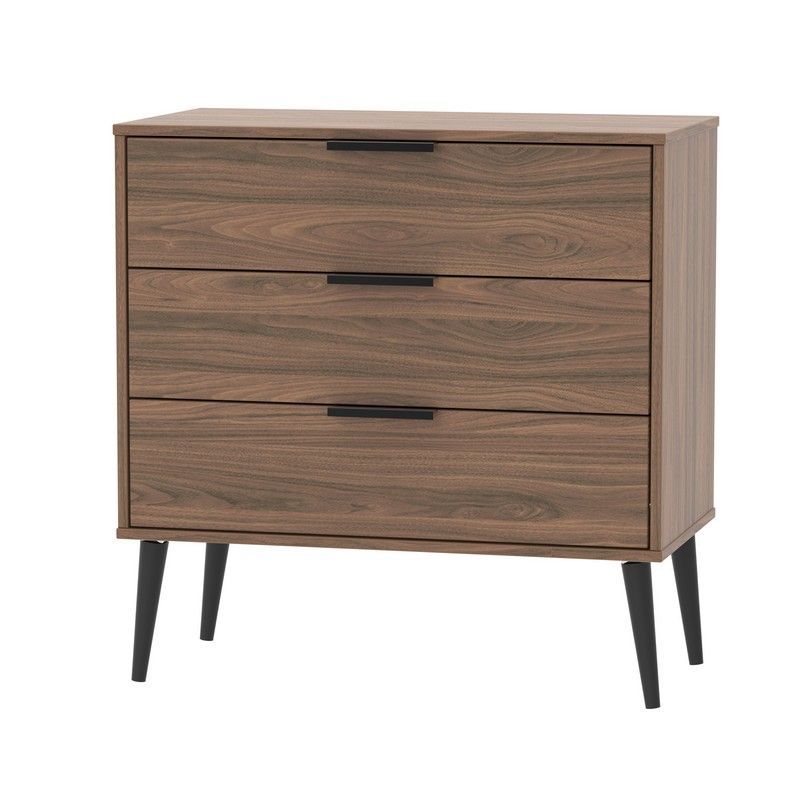 Swift Drayton Chest of Drawers Brown 3 Drawers