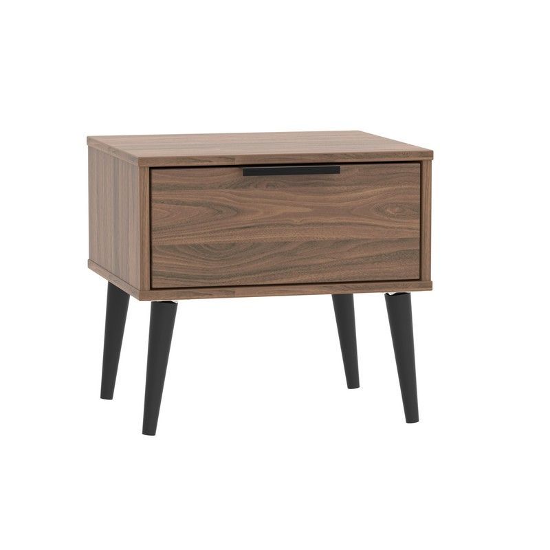 Swift Drayton Side Table Brown 1 Drawer