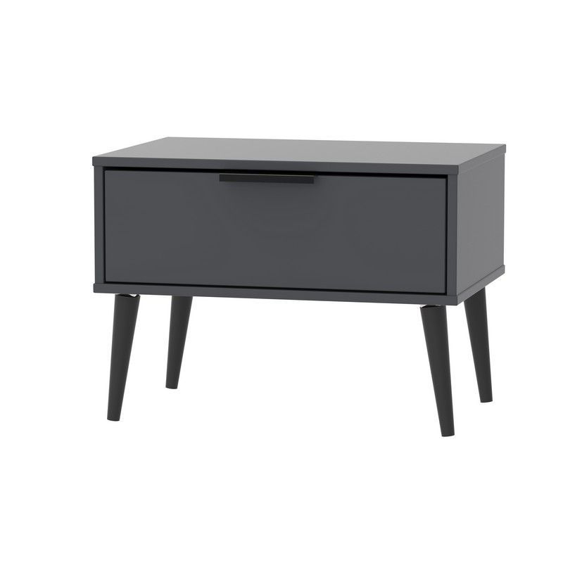 Swift Drayton Cabinet Black 1 Drawer