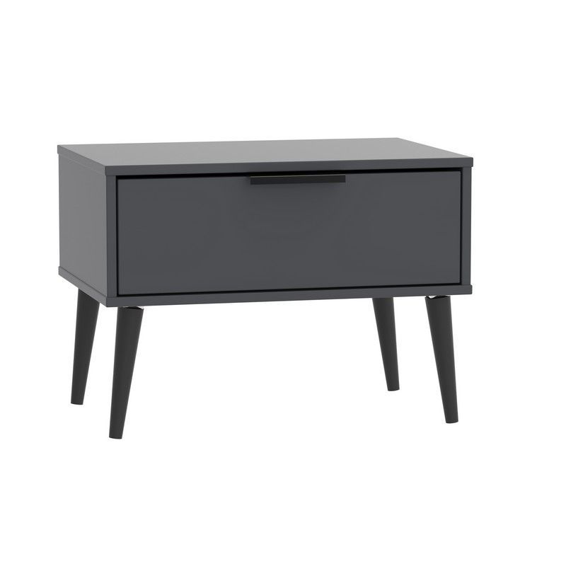 Swift Drayton Cabinet Black 1 Drawer