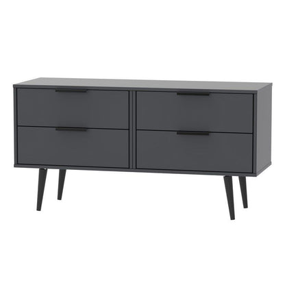 Swift Drayton Large Chest of Drawers Black 4 Drawers