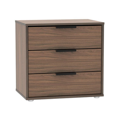 Swift Drayton Chest of Drawers Dark Brown 3 Drawers