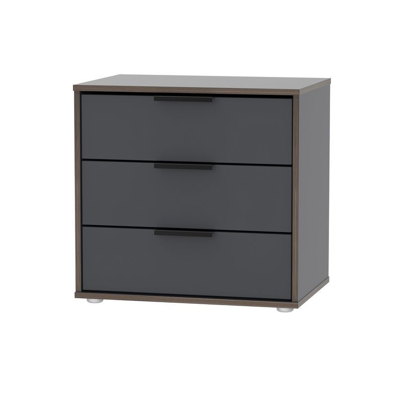 Swift Drayton Chest of Drawers Grey 3 Drawers