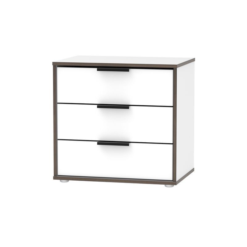 Swift Drayton Chest of Drawers Natural & White 3 Drawers