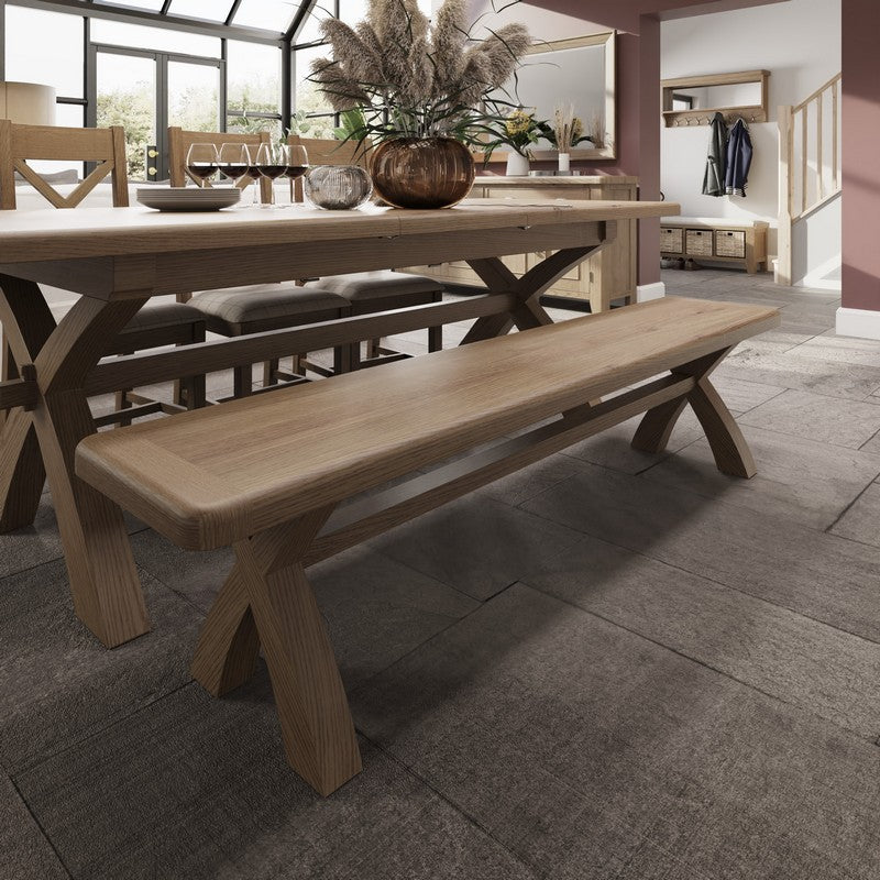 Norfolk Furniture Bondi Bench Oak Natural 200cm