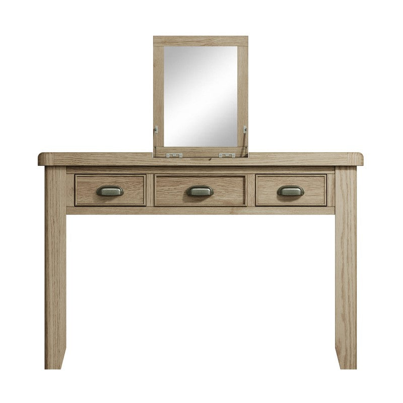 Bondi Large Dressing Table Oak Natural 1 Door 3 Drawers