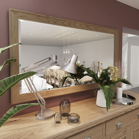 Anglian Furniture Bondi Mirror Oak Natural 160cm