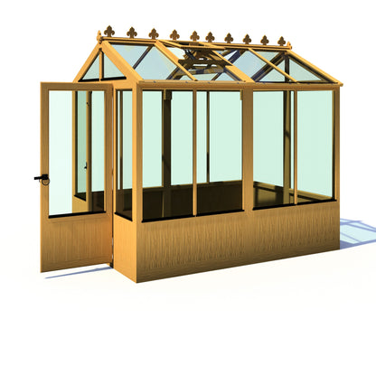 Shire Holkham 7' 9" x 6' 2" Apex Greenhouse - Premium Coated