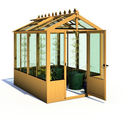 Shire Holkham 7' 9" x 6' 2" Apex Greenhouse - Premium Coated