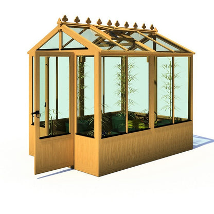 Shire Holkham 7' 9" x 6' 2" Apex Greenhouse - Premium Coated