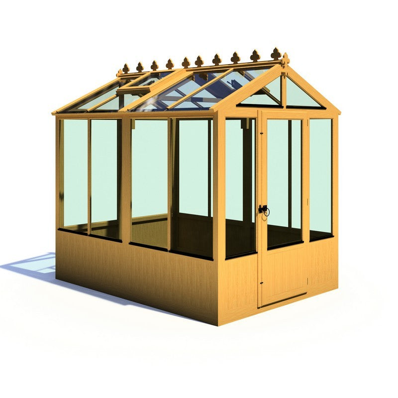 Shire Holkham 7' 9" x 6' 2" Apex Greenhouse - Premium Coated