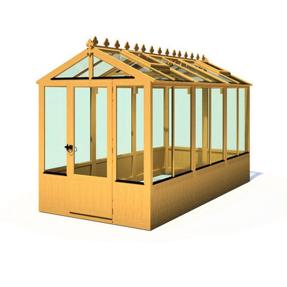 Shire Holkham 11' 8" x 6' 2" Apex Greenhouse - Premium Coated