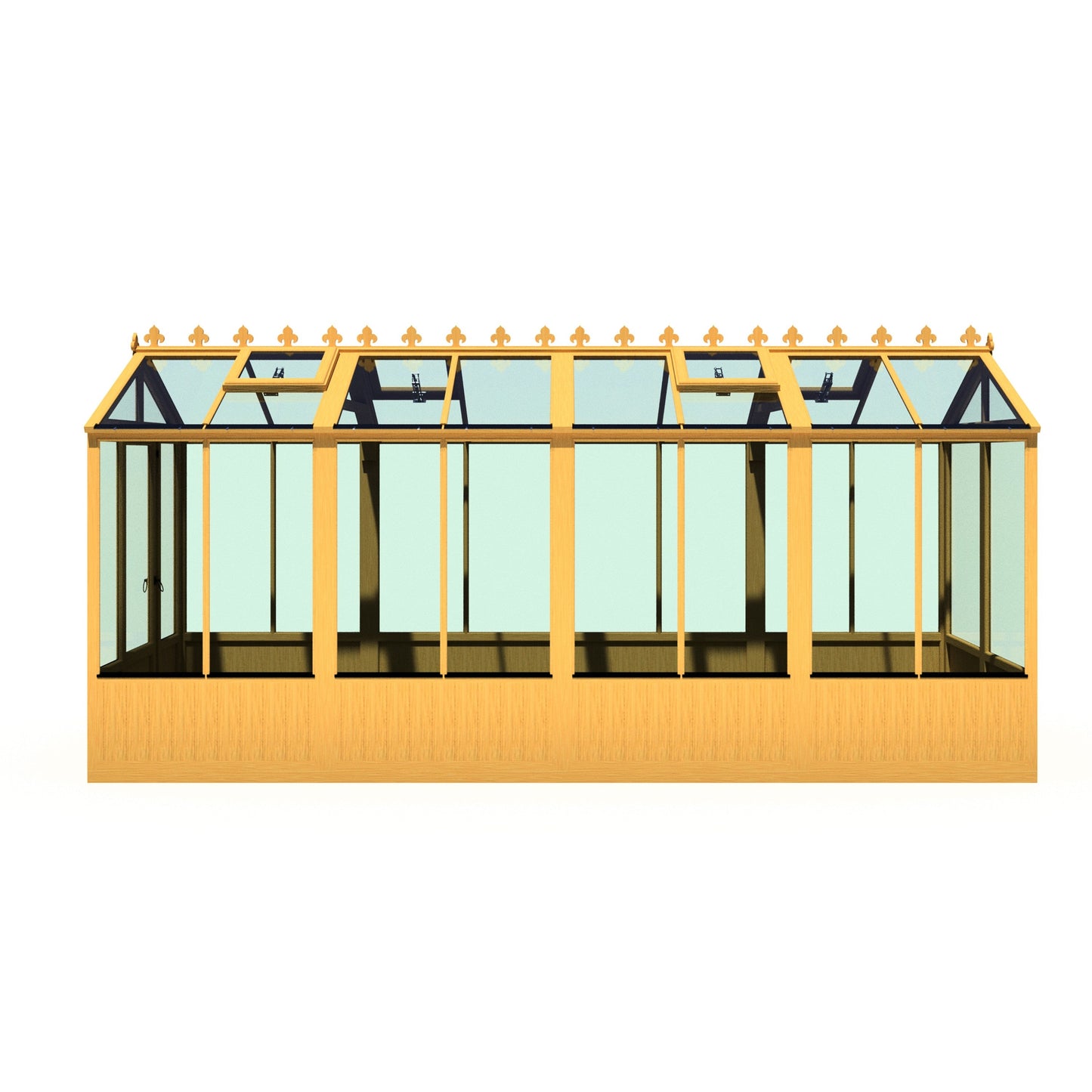 Shire Holkham 15' 7" x 6' 2" Apex Greenhouse - Premium Coated