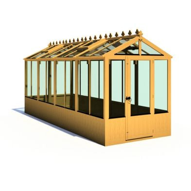 Shire Holkham 15' 7" x 6' 2" Apex Greenhouse - Premium Coated