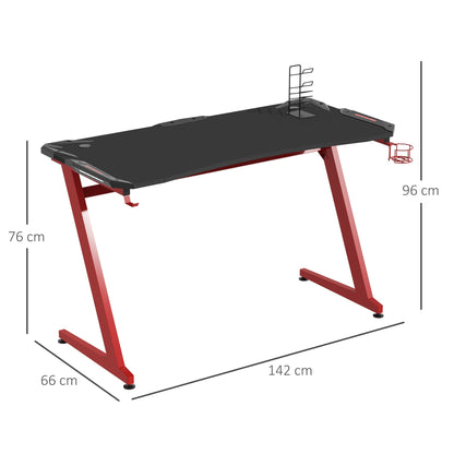 142 x 66 cm Gaming Desk