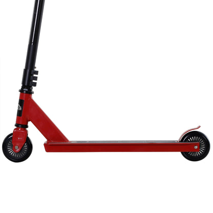 Teens Lightweight Steel Stunt Scooter Red