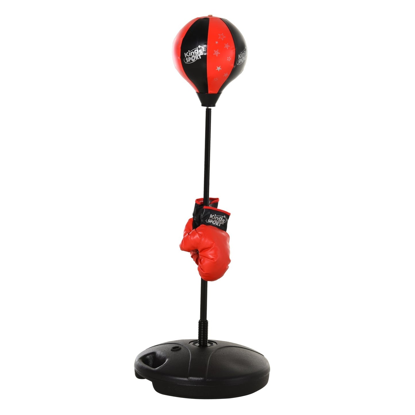 Homcom Boxing Punch Ball Set 360 Degree Rebound Spring For Kids Height Adjustable ?38x78-120cm