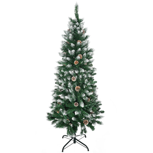 5' Snow Artificial Christmas Tree with Realistic Branches