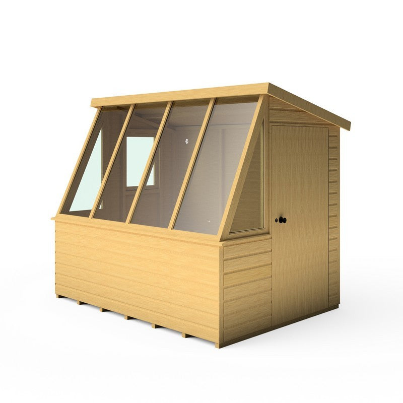 Shire Shire Iceni 8' 3" x 6' 3" Apex Shed - Premium Coated Shiplap