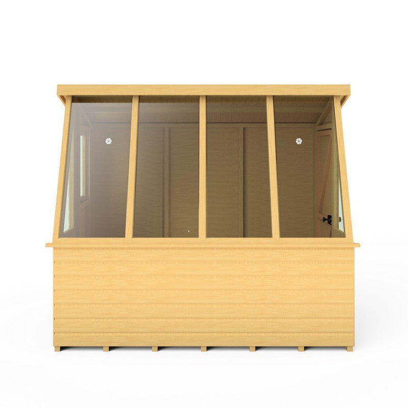 Shire Shire Iceni 8' 3" x 6' 3" Apex Shed - Premium Coated Shiplap