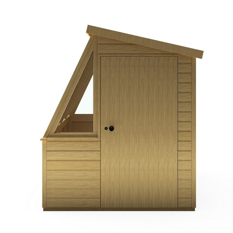 Shire Shire Iceni 8' 3" x 6' 3" Apex Shed - Premium Coated Shiplap