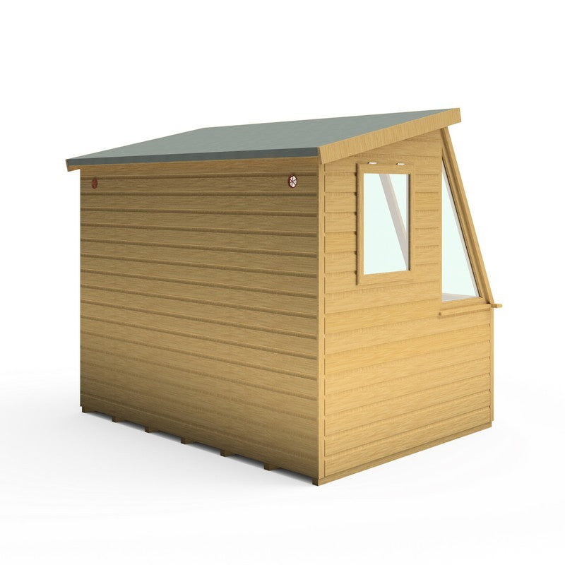 Shire Shire Iceni 8' 3" x 6' 3" Apex Shed - Premium Coated Shiplap