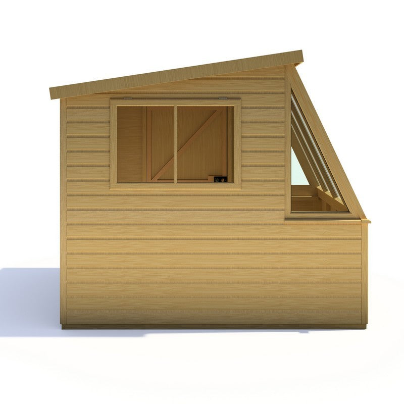 Shire Shire Iceni 8' 3" x 8' 3" Apex Shed - Premium Coated Shiplap