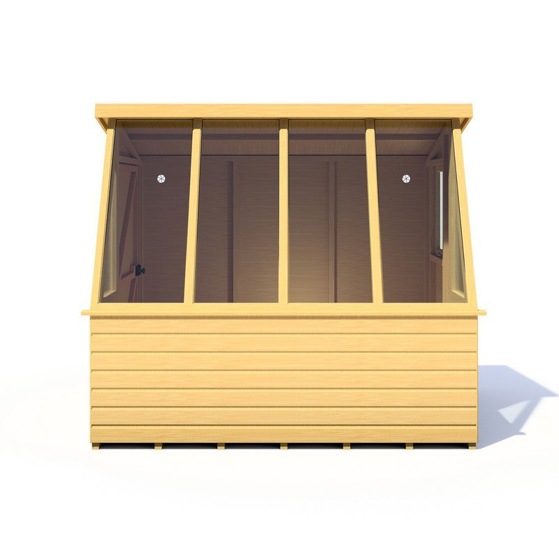 Shire Shire Iceni 8' 3" x 6' 3" Pent Potting Shed - Premium Dip Treated Shiplap