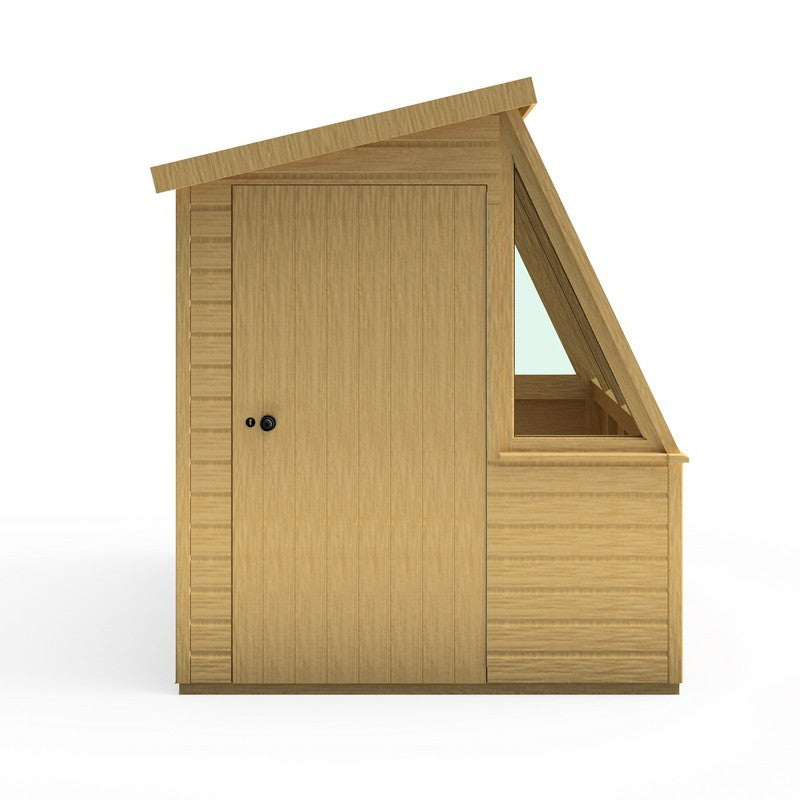 Shire Shire Iceni 8' 3" x 6' 3" Pent Potting Shed - Premium Dip Treated Shiplap