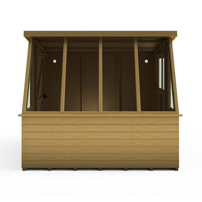 Shire Shire Iceni 8' 3" x 8' 3" Pent Potting Shed - Premium Dip Treated Shiplap