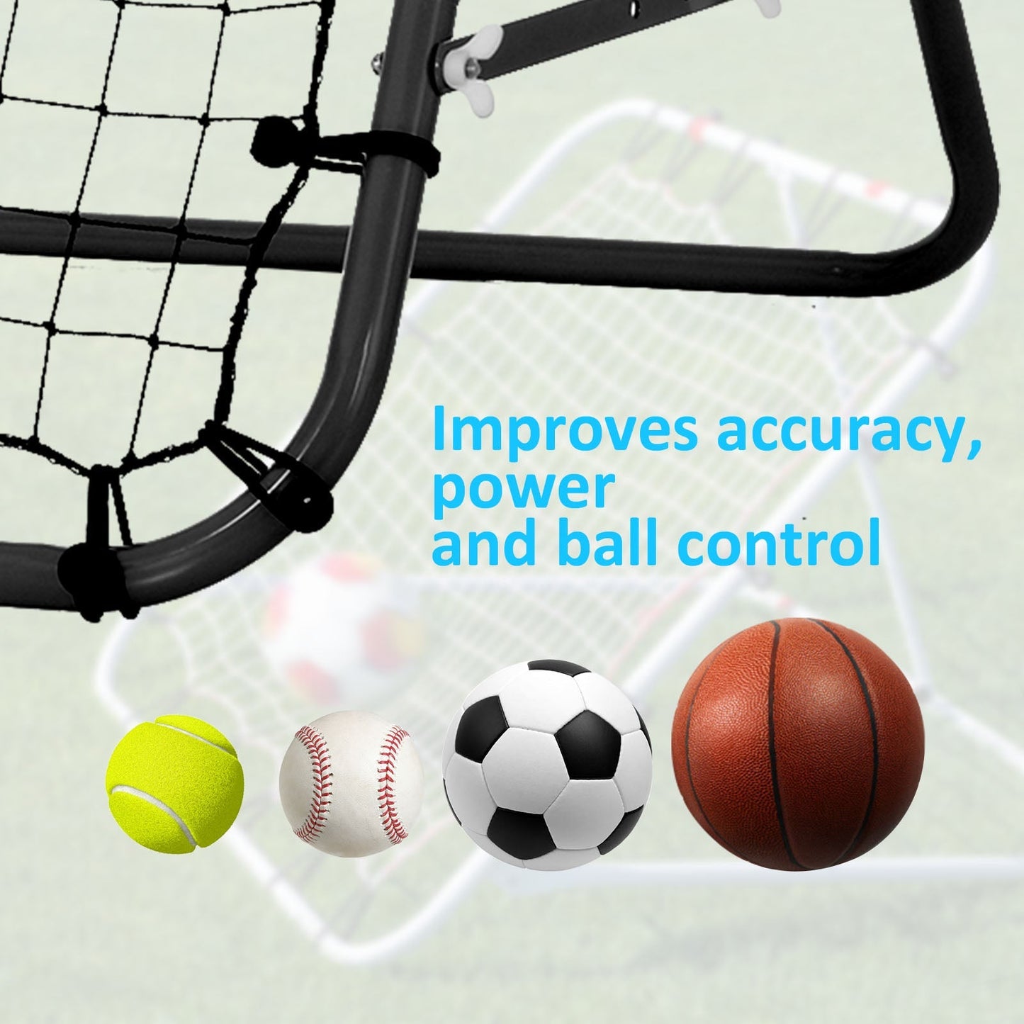 Adults Football Training Aid Multi-Sports Practice W/PE Mesh Metal Tube