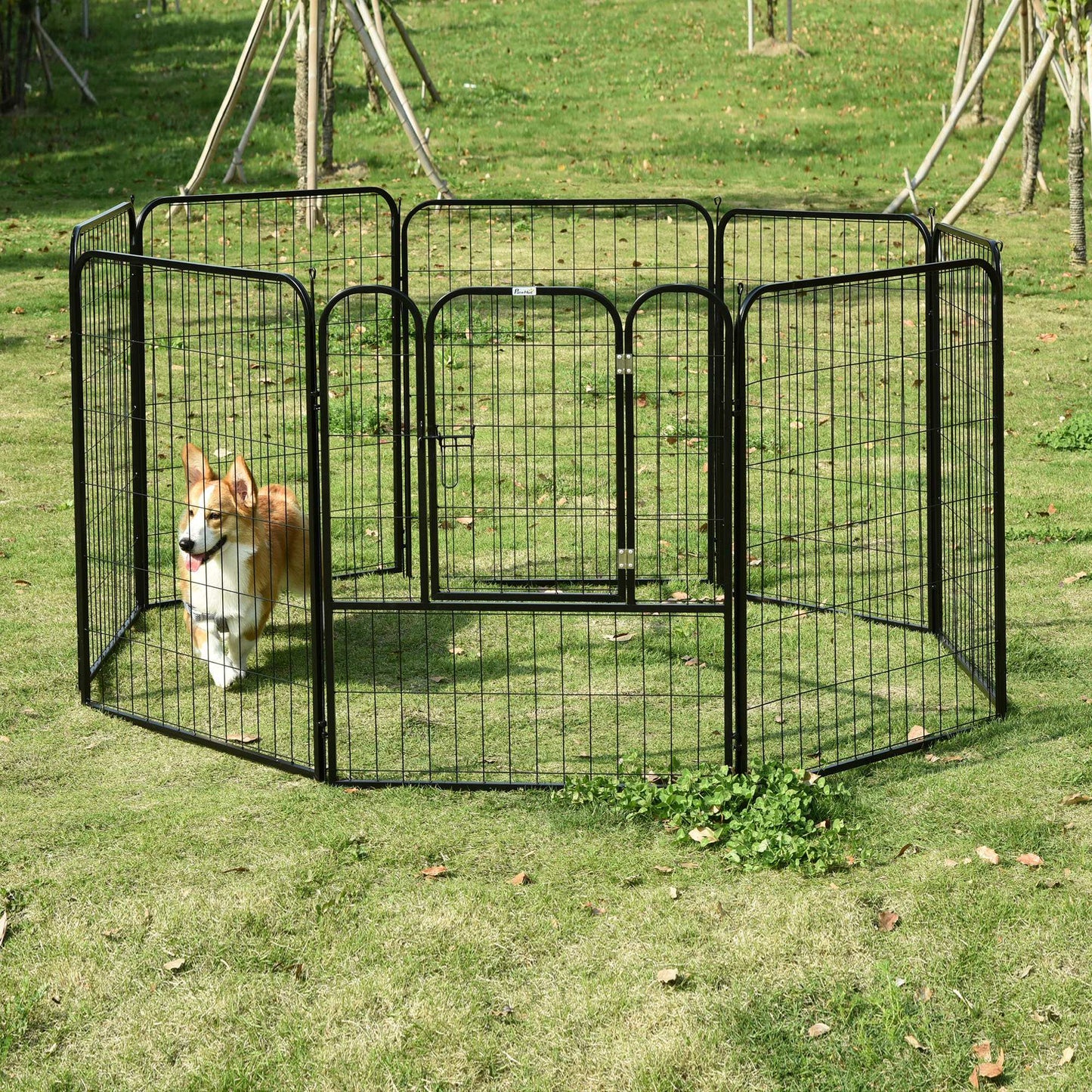 PawHut Heavy Duty Puppy Play Pen