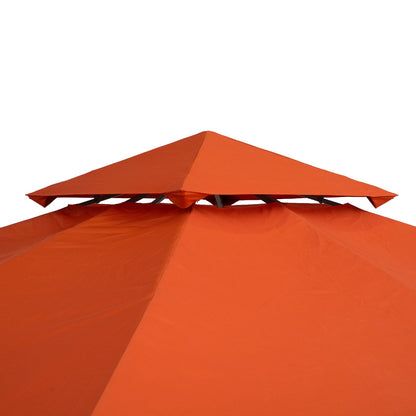 Gazebo Replacement Canopy 3x3 m-Rusty Red