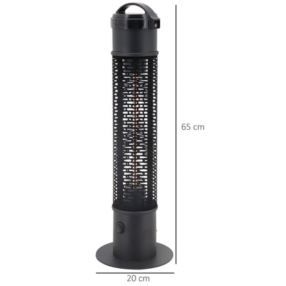 Table Top Patio Tower Heater with Cool Touch Felt Mesh Cover