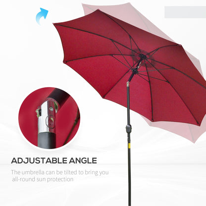 2.6M Umbrella Parasol-Red