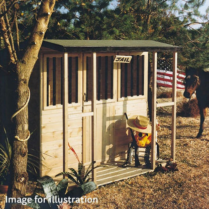 Shire Shire Stable 6' 1" x 6' Offset Apex Children's Playhouse - Premium Dip Treated Shiplap