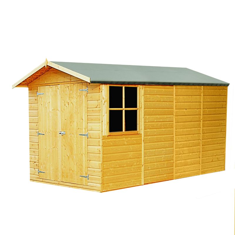 Shire Shire Jersey 7' 1" x 14' 3" Apex Shed - Premium Dip Treated Shiplap