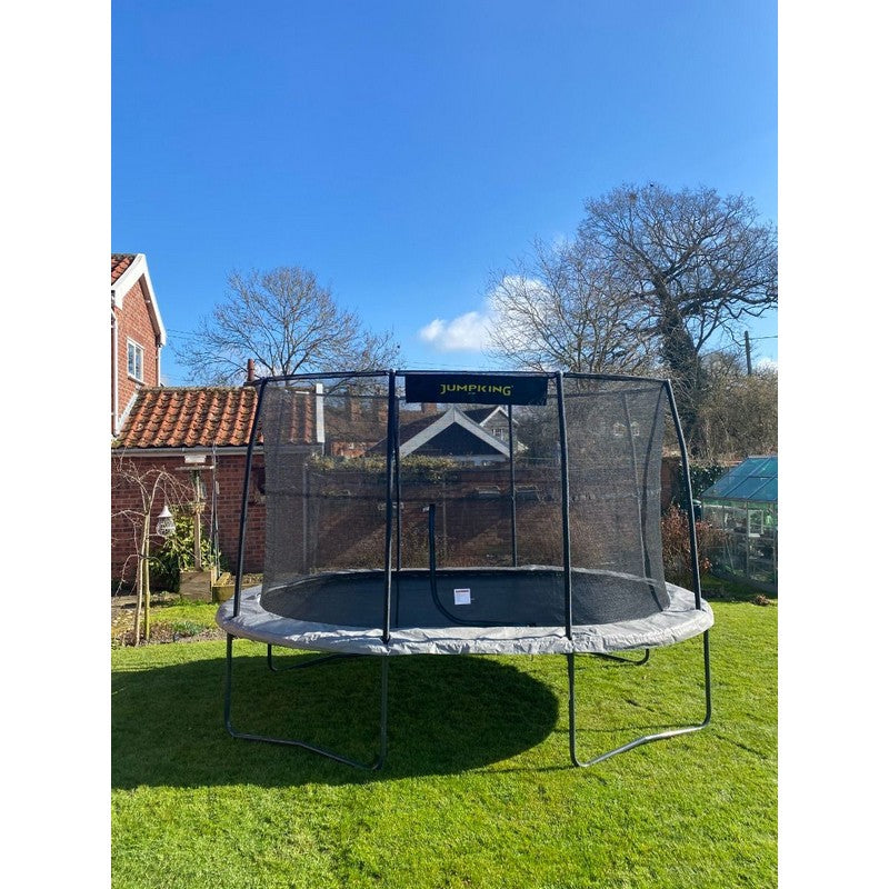 Jumpking 8ft x 11.5ft JumpKing Oval Combo Pro Trampoline