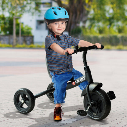 Toddler Three Wheel Plastic Trikes Black