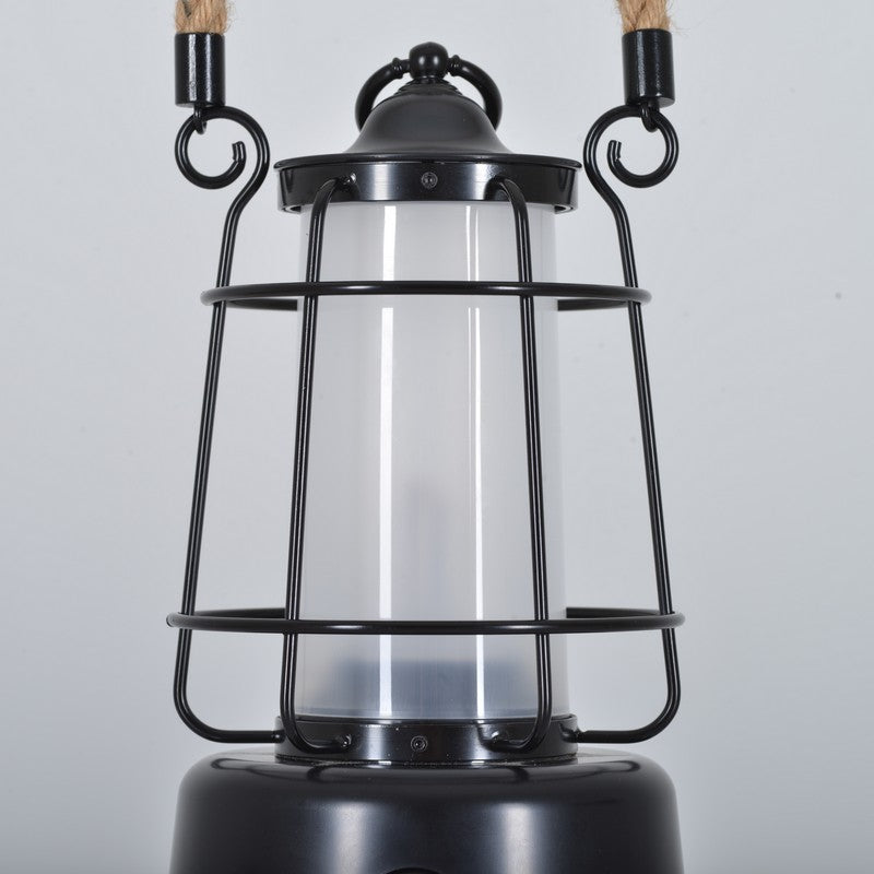 WildLand Portable Hemp Rope Rechargable Garden Lantern by WildLand