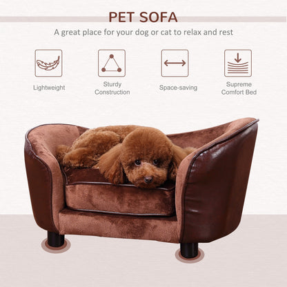 PawHut Dog Sofa Bed for XS-Sized Dogs