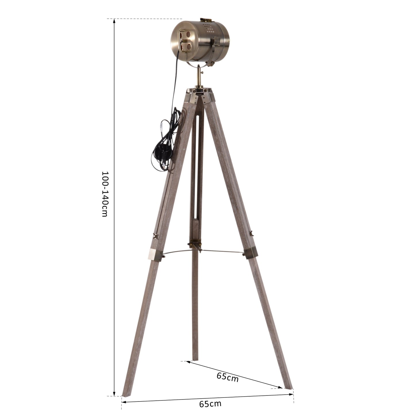 Vintage Tripod Floor Lamp