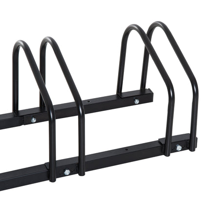 Bike Stand Parking Rack Floor or Wall Mount Bicycle Cycle Storage Locking Stand 5 Racks