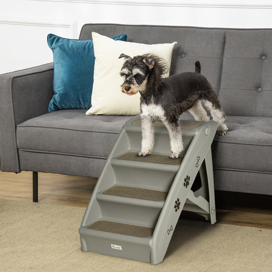 PawHut Foldable Pet Stairs