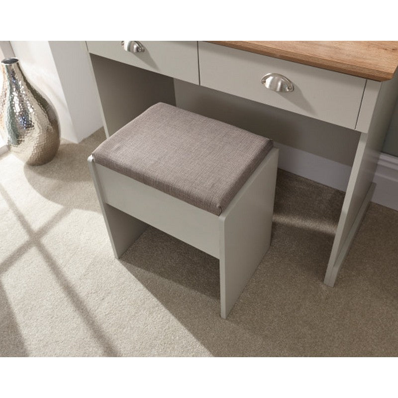 GFW Kendal Tall Dressing Table Grey 2 Drawers