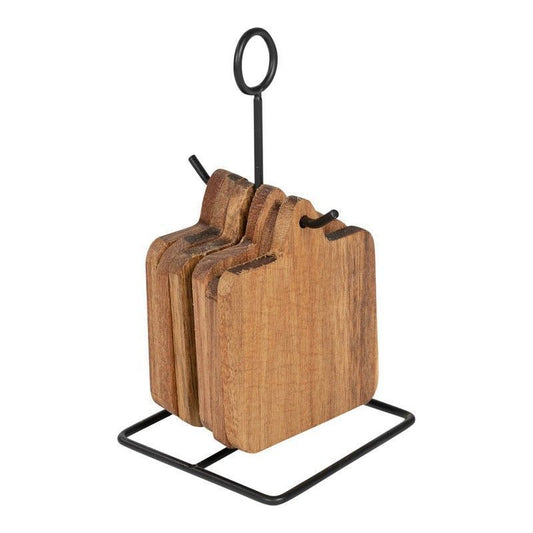 Scarthingwell 6x Coaster Wood - 9cm