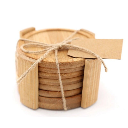 Scarthingwell 6x Coaster Bamboo - 10cm