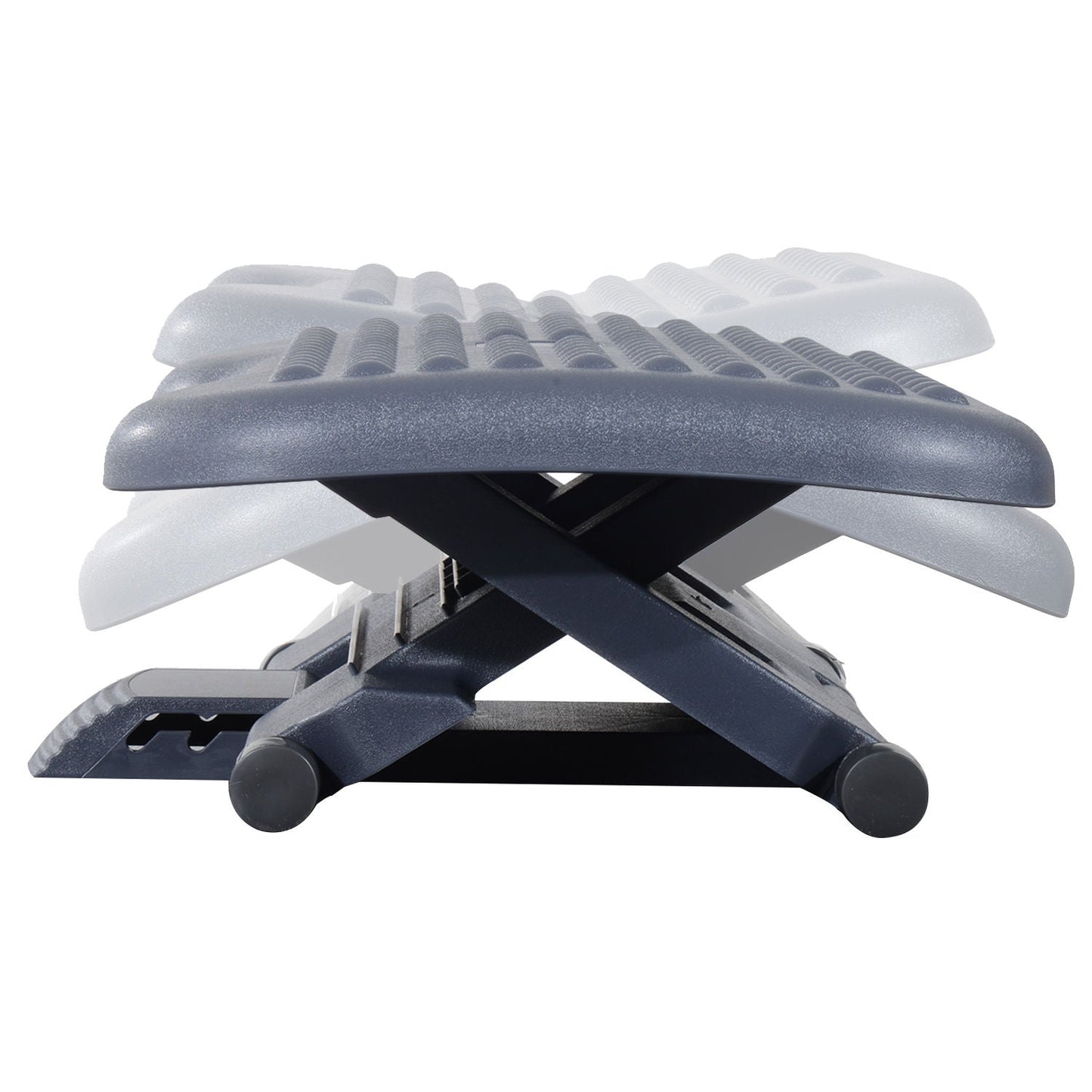 Footrest Adjustable Height & Angle Tilting Platform Home Office Foot Rest